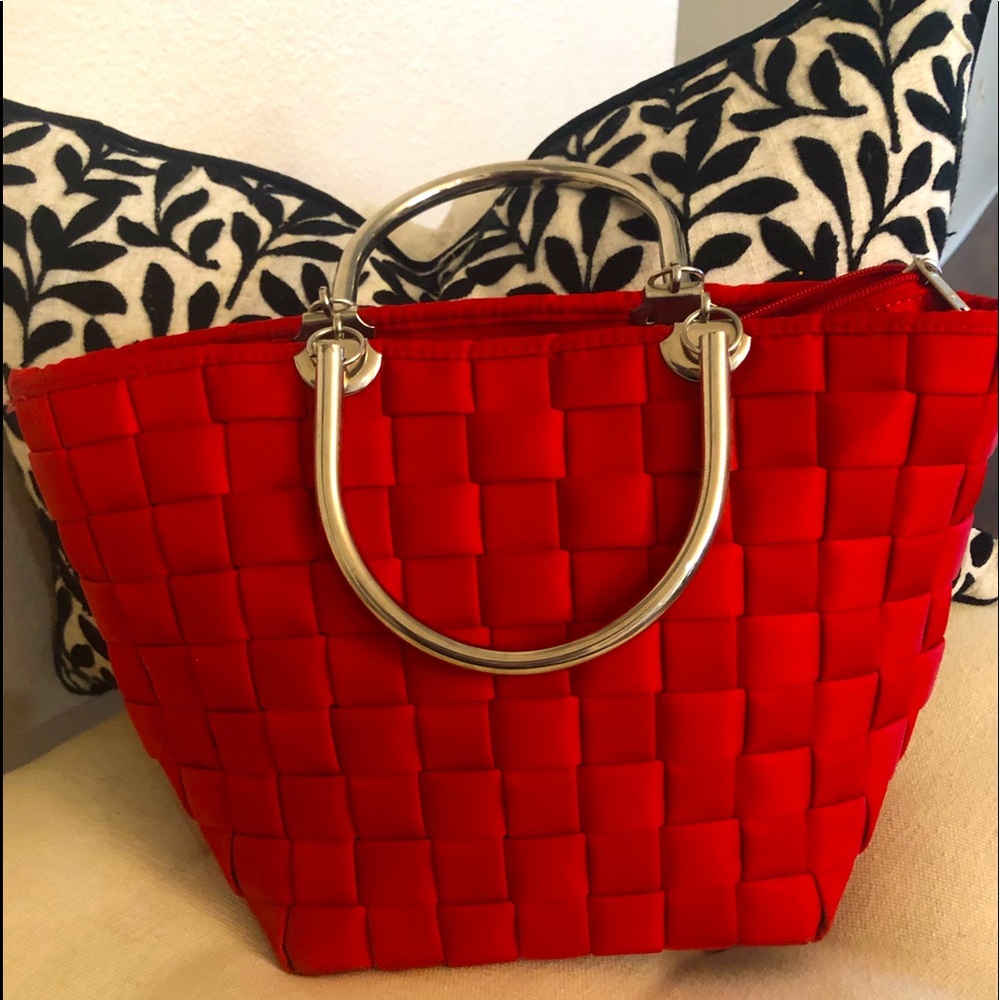 Cute red slouchy bag